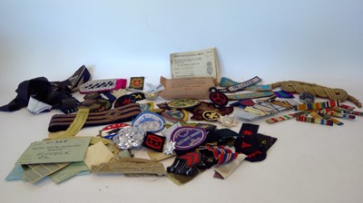 Lot 88 - A selection of armed forces ephemera with...