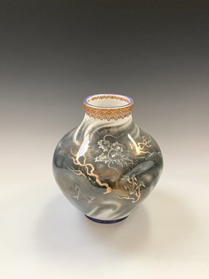 Lot 118 - A Japanese porcelain vase, Meiji Period, the...