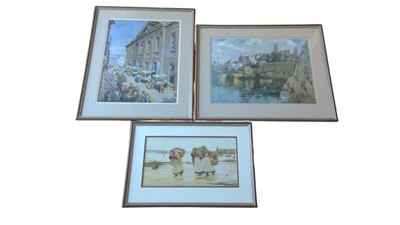 Lot 133 - Two Stanhope Forbes prints of Penzance and one...