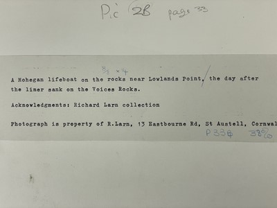 Lot 189 - Shipwreck Photographs