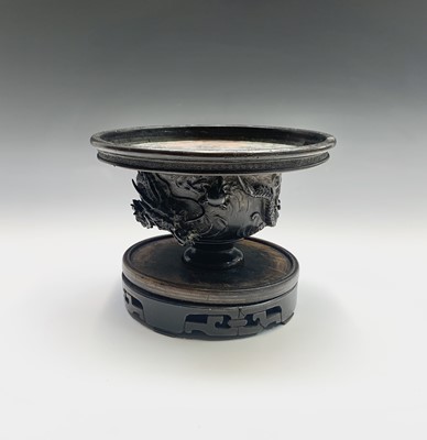 Lot 28 - A Chinese bronze bowl, Qing Dynasty, signed,...