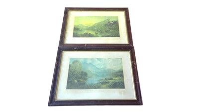 Lot 162 - 'Morning in the Highlands' and 'Evening in the...