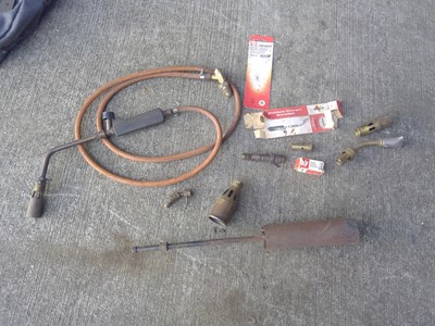 Lot 36 - A Sievert, Propane Burner and attachments.