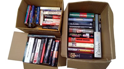 Lot 81 - Three boxes of political books and...