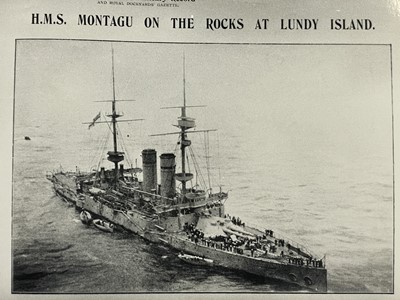 Lot 201 - HMS Montague, Lundy Island, 1906