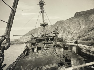 Lot 201 - HMS Montague, Lundy Island, 1906