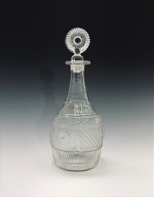 Lot 958 - An early American blown and moulded glass...