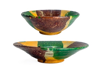 Lot 495 - An Afghan pottery dish.