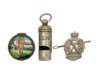 Lot 311 - A North Eastern Railway guards whistle.