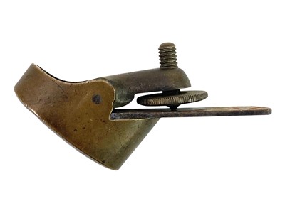 Lot 155 - A violin maker's brass plane by Edward Preston.