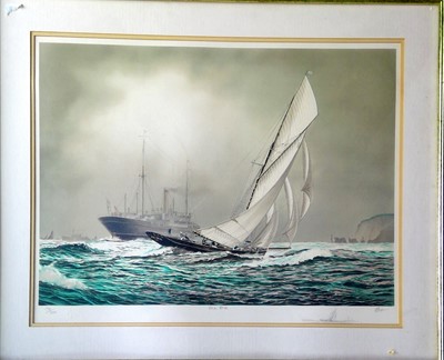 Lot 129 - 'Jolie Brise' limited edition print, signed,...