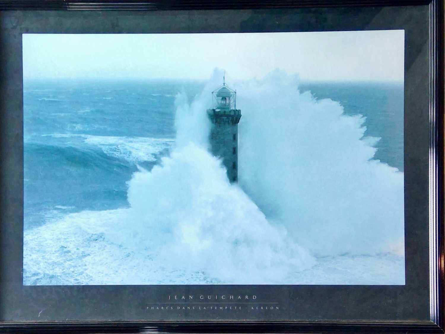 Lot 77 - Jean Guichard print, 'Phares Dans La Tempete...