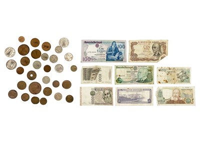 Lot 2 - A collection of modern World coins and banknotes.