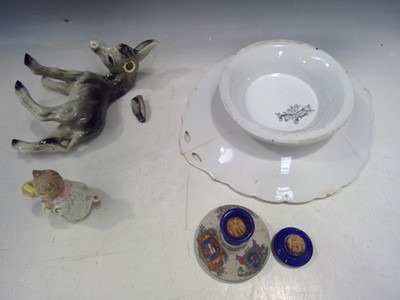 Lot 113 - Miscellaneous ceramics, a Beatrix Potter...