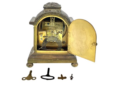 Lot 589 - A French gilt bronze mantel clock, by Charles Frodsham.