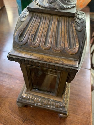 Lot 589 - A French gilt bronze mantel clock, by Charles Frodsham.