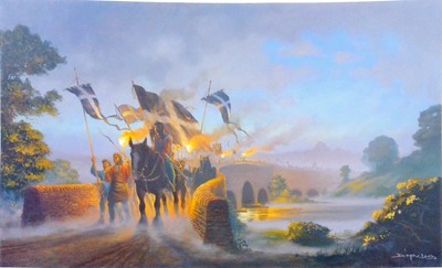 Lot 94 - 'Crossing the Tamar - The Cornish Rebellion...