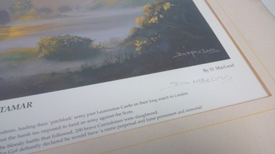 Lot 94 - 'Crossing the Tamar - The Cornish Rebellion...
