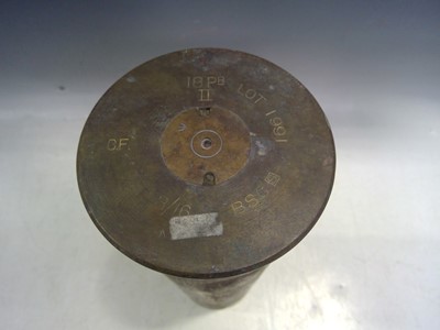 Lot 45 - A Brass 18pr II Shell Case. The Case measures...