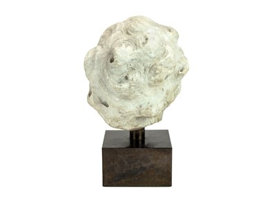 Lot 1114 - A Renaissance marble head of a cherubic youth.