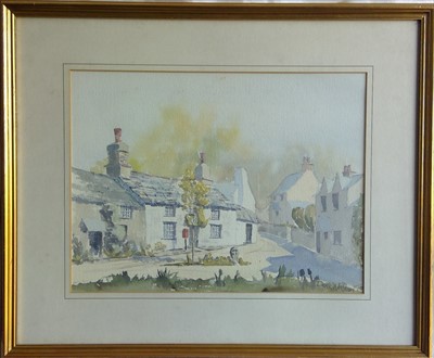 Lot 456 - Derek WATSON (20th Century) Village Houses...