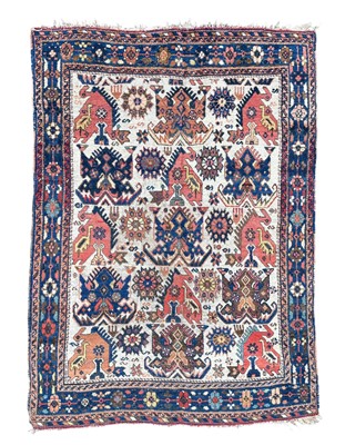 Lot 606 - An Afshar rug, South West Persia, circa 1900-1920.