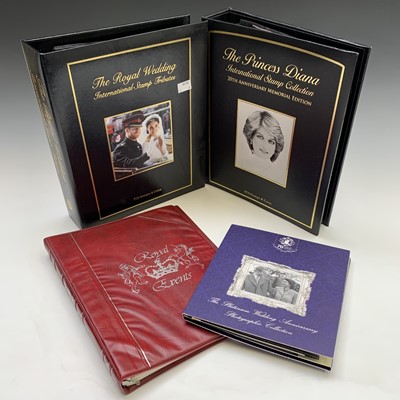 Lot 313 - Royalty stamps contained in 3 albums including...