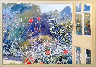 Lot 199 - Three Sue SPIERS watercolours, two garden...