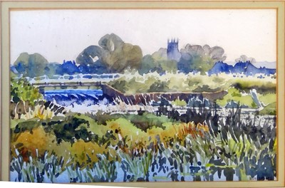 Lot 199 - Three Sue SPIERS watercolours, two garden...