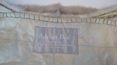 Lot 221 - An Adrian Thal New York fur stole, with a four...