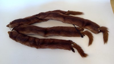 Lot 221 - An Adrian Thal New York fur stole, with a four...