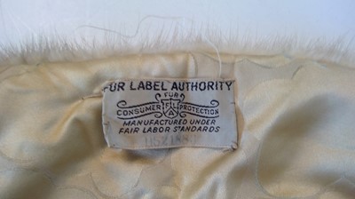 Lot 221 - An Adrian Thal New York fur stole, with a four...