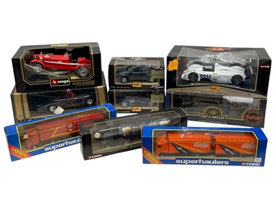 Lot 40 - A collection of Diecast model cars including...