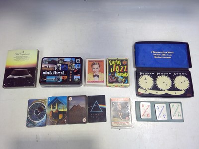 Lot 50 - Pink Floyd Playing Cards, Early Jazz Greats...