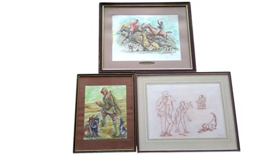 Lot 67 - Sporting interest; horseriding, golf and...