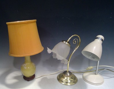 Lot 116 - Three Table Lamps. The Lamps are working.