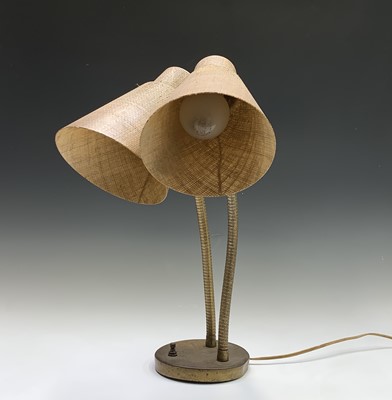 Lot 136 - A mid century Thaus Lamp MFG Co. Ltd dual lamp...