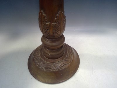 Lot 82 - A Carved, Mahogany Jardiniere Stand. The Stand...