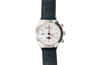 Lot 119 - SINN - A gentleman's stainless steel chronograph automatic wristwatch.