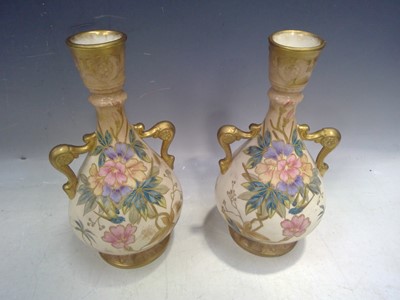 Lot 134 - A Pair of Royal Bonn Vases. The Vases are 23cm...