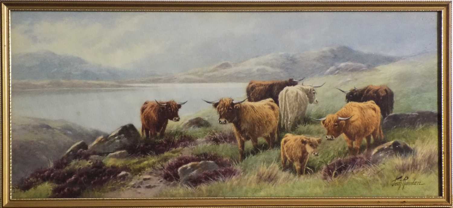 Lot 517 - Tom ROWDEN (1842-1926) Highland Cattle