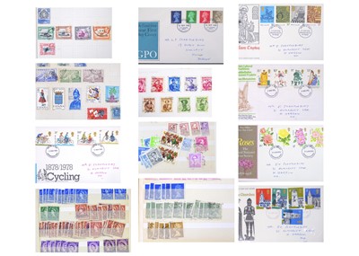 Lot 163 - A collection of GB & World MNH stamps, used stamps and FDC's.