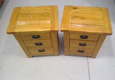 Lot 155 - Two Bedside Cabinets. The Cabinets measure...