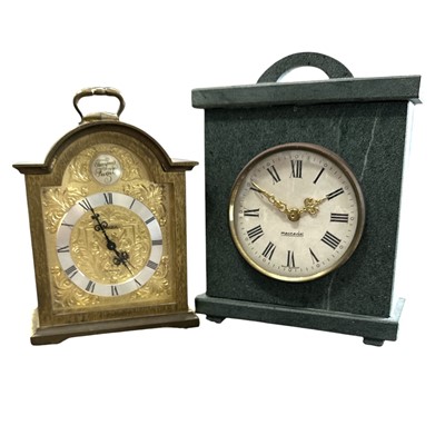 Lot 166 - Two manual clocks one by Swiza and one by...