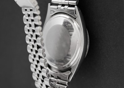 Lot 73 - ROLEX - An Oyster Perpetual Datejust gentleman's steel and white gold wristwatch, ref. 1601.