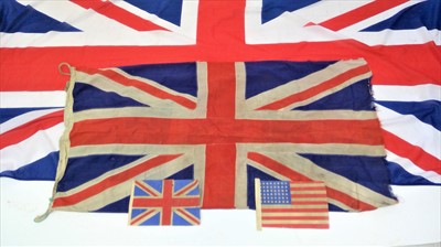 Lot 58 - Two D Day flags - Union Jack and Stars and...