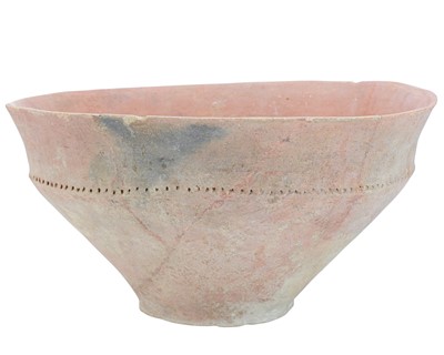 Lot 47 - A Near Eastern Trans-Jordan large terracotta bowl.