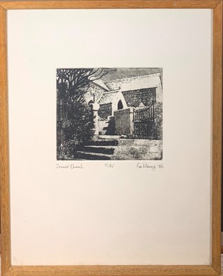 Lot 441 - Francois de MAUNY (20th Century) Zennor Church...