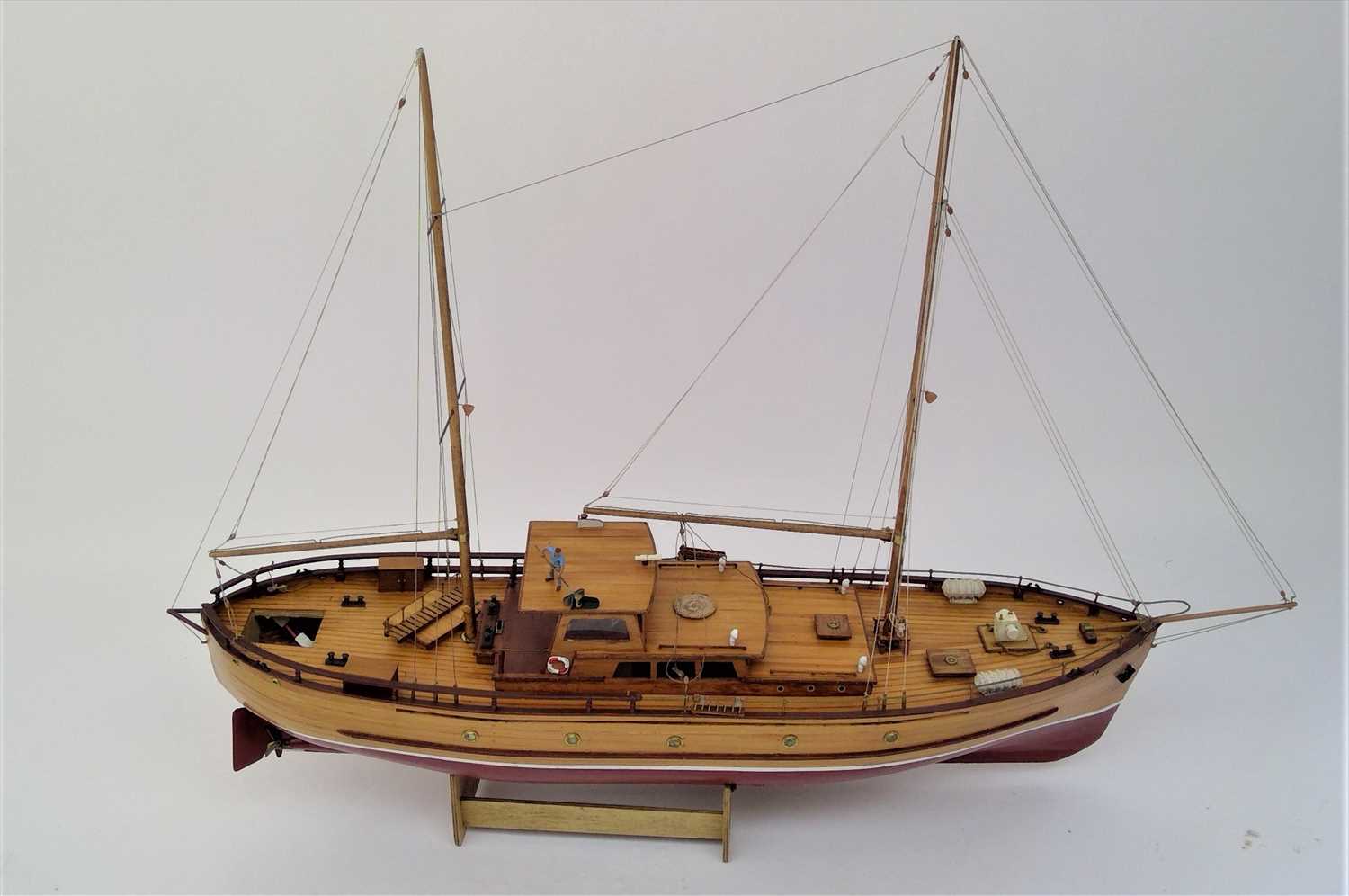 Bruma Models Lot 263 - A scratch built model of a Bruma Cruiser