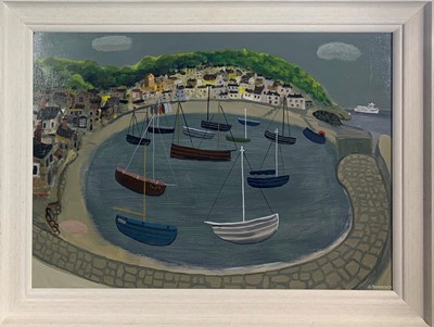 Lot 40 - Alan FURNEAUX (b.1953) Harbour Scene with...